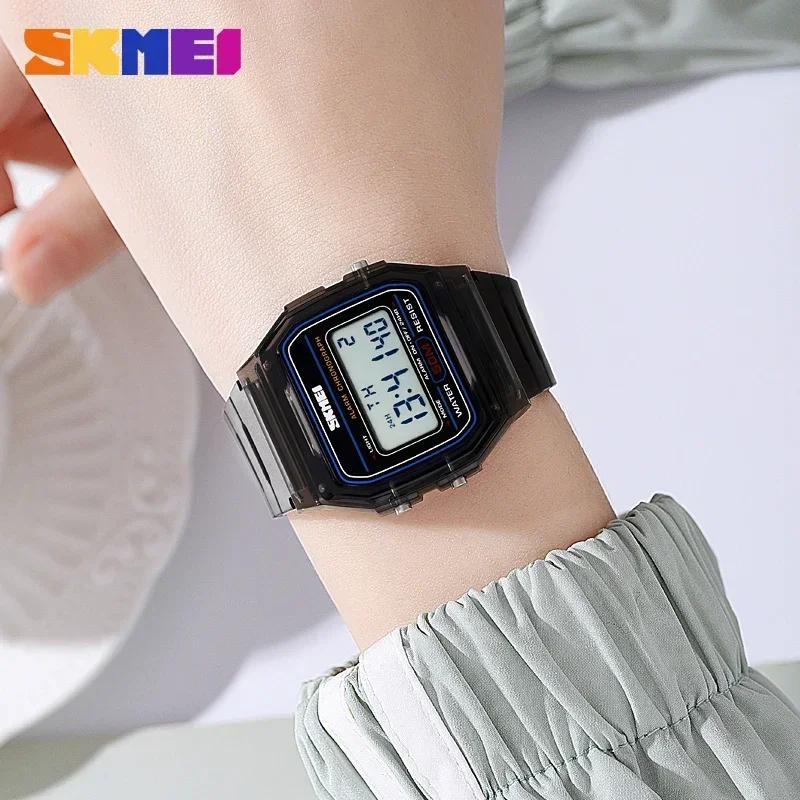 SKMEI 2056 Waterproof Sports Watch for Men Women Electronic Countdown Boy Girl Digital Date Wristwatches Woman Reloj Masculino