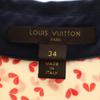 Louis Vuitton Made In Italy Overall Handle Short Sleeve Blouse 34 Ivory Women Used