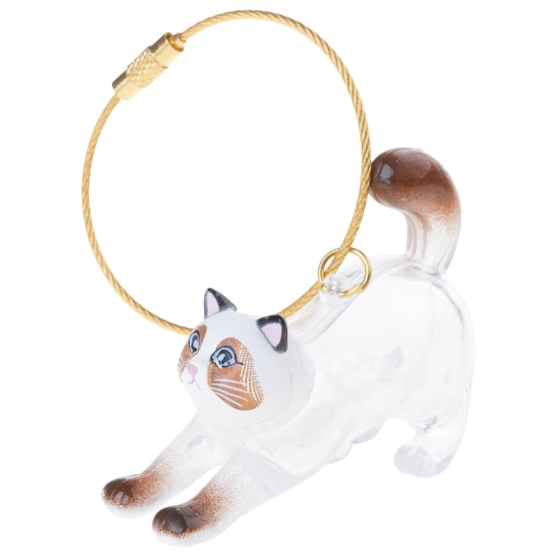 Стильный прозрачный пластиковый контейнер для хранения кошачьей шерсти Уникальные домашние украшения для демонстрации Контейнер-органайзер для сбора шерсти домашних животных Украшение 689₽