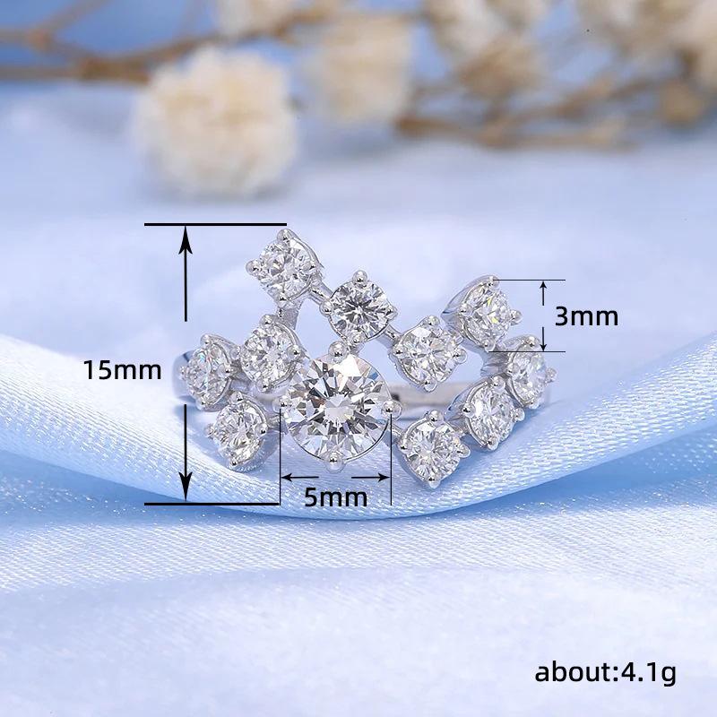 Lindon – bague classique en alliage de cuivre et Zircon, bijoux pour dames, cadeau de fête de promesse de mariage