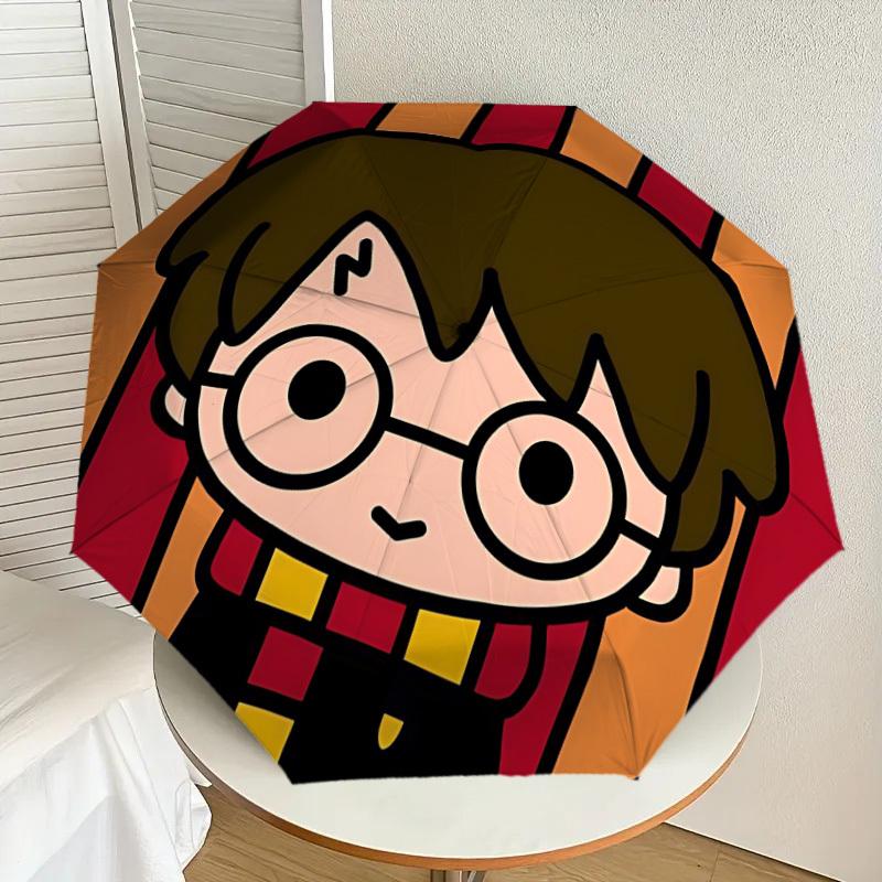1pc Harry Potter Automatic Open/Close Umbrella, Lightweight Design for Everyone,Durable Canopy yy251014079