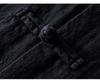 2025 Men's Chinese Style Cotton Linen Long Sleeve Tang Suit Hanfu Shirt, Plus Size Loungewear