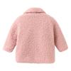 Girls' Lamb Wool Coat - Mid-Length Thickened Sweater