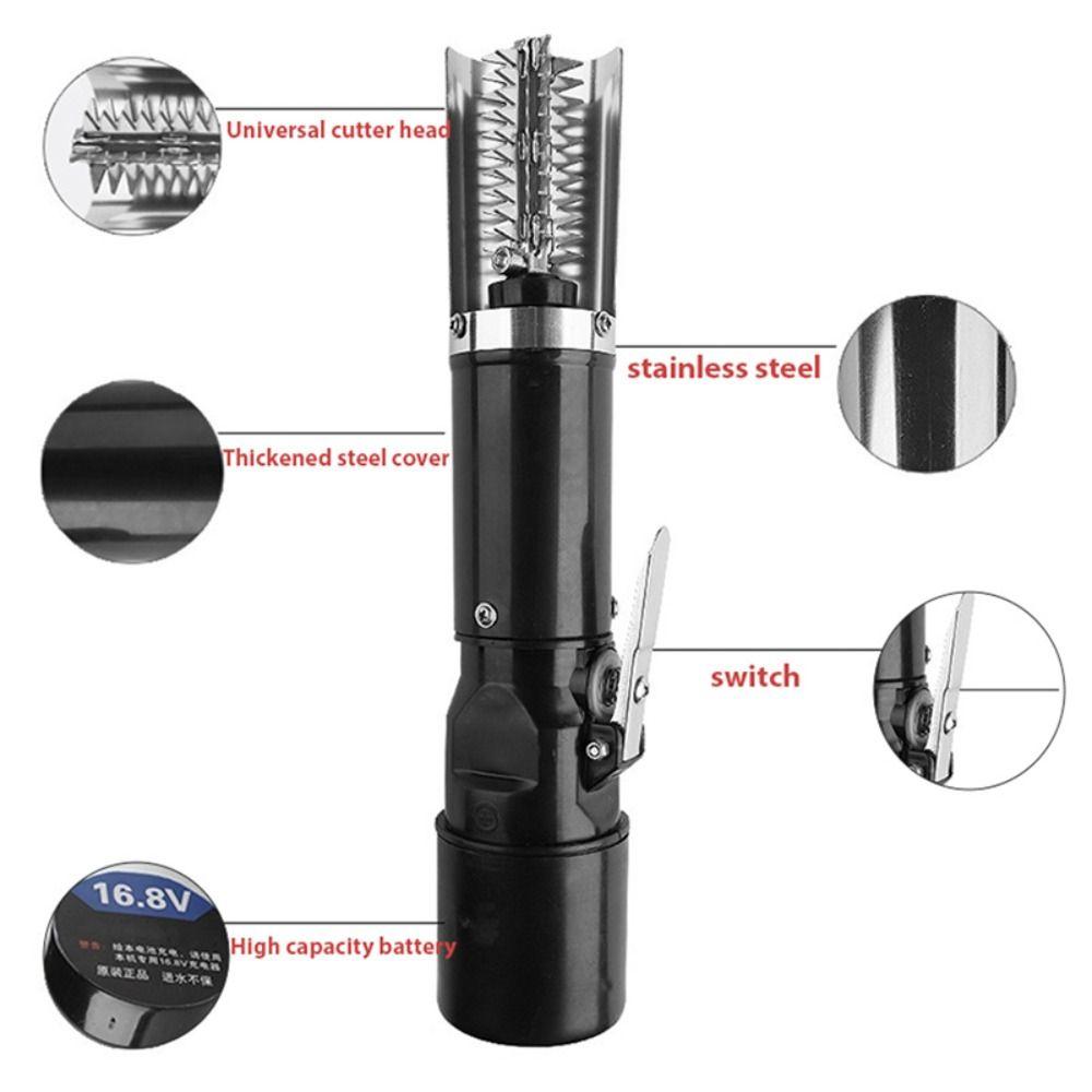 Rechargeable Fish Remover Cleaner Fishing Scalers Scraper Electric Fish Scaler Fish Scaler Planer