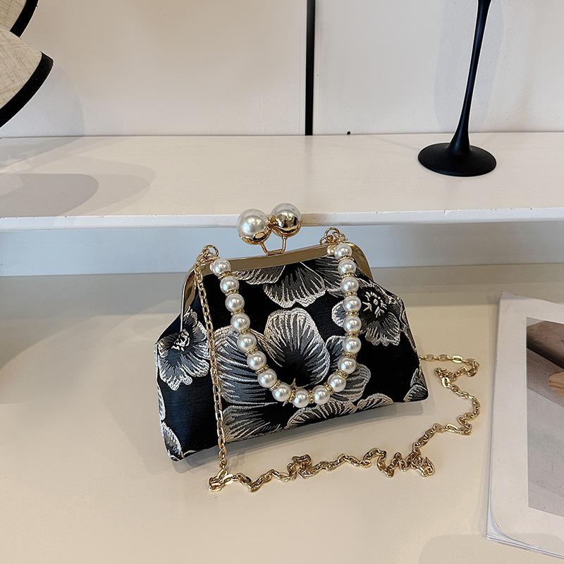 Новая сумка сочетается с ципао Ханьфу элегантная большая цветочная наплечная сумка-кроссбоди женская