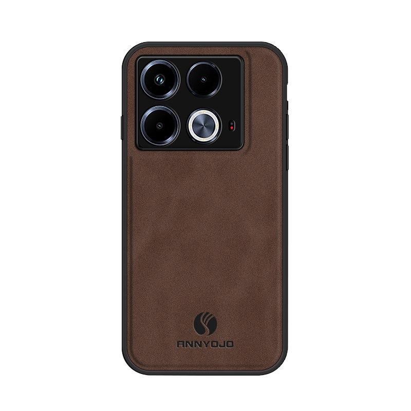 Infinix Spark HOT60 Magnetic Slim Leather Texture Case (S26U)