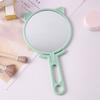 1 Stück Einfache Katzenohren Handheld HD Make-up-Spiegel Tragbar Faltbar Dual-Use Schreibtischspiegel Günstiger Studenten Hand-Make-up-Spiegel