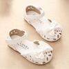 1 Pair Girl Sandals Sweet Bow Knot Soft Hollow-out Design Children Shoes for Summer