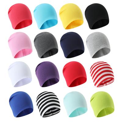 Baby Fetal Cap Knitted Spring Autumn Winter Children's Cotton Warm 6 Months To 2 Years Old Pullover Baby