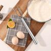 Stainless Steel Sourdough Starter Spatula & Dough Mixer Manual Hand Mixer Milk Cream Butter Whisk Mixer Kitchen Tools Baking Sup