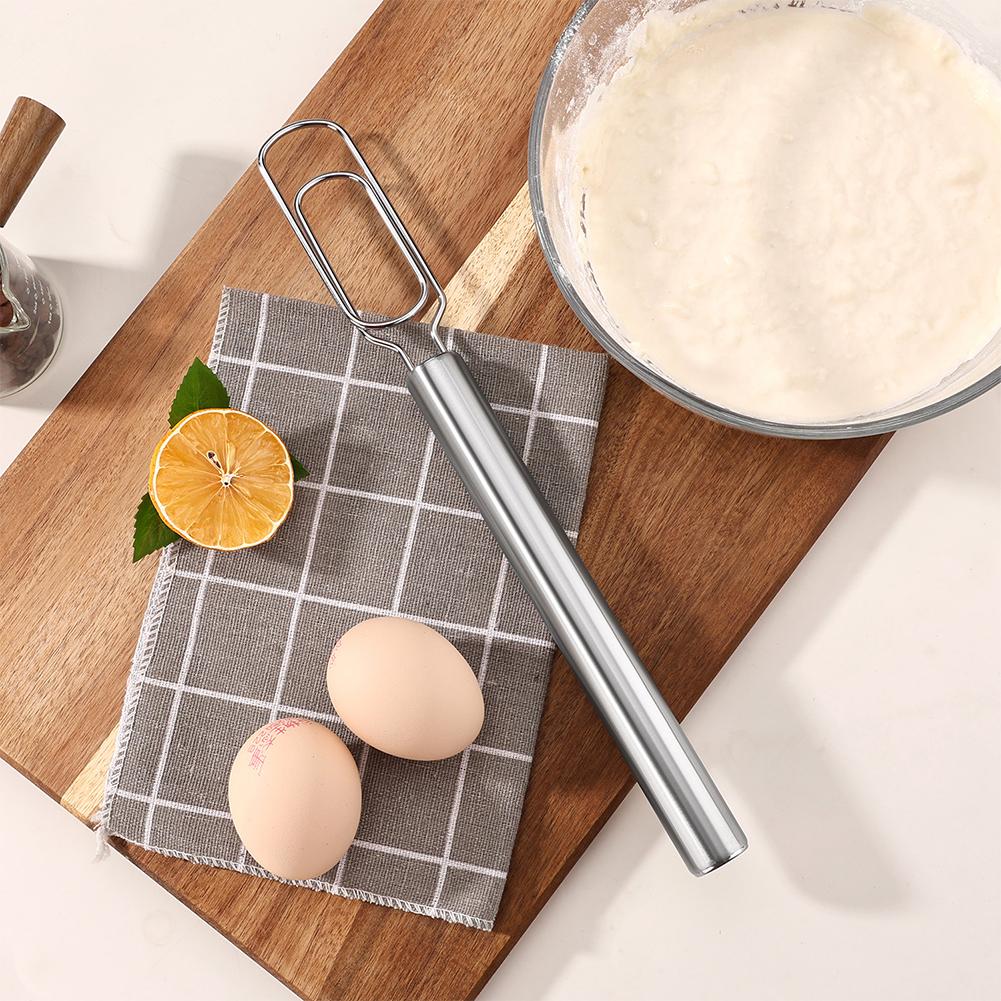 Stainless Steel Sourdough Starter Spatula & Dough Mixer Manual Hand Mixer Milk Cream Butter Whisk Mixer Kitchen Tools Baking Sup