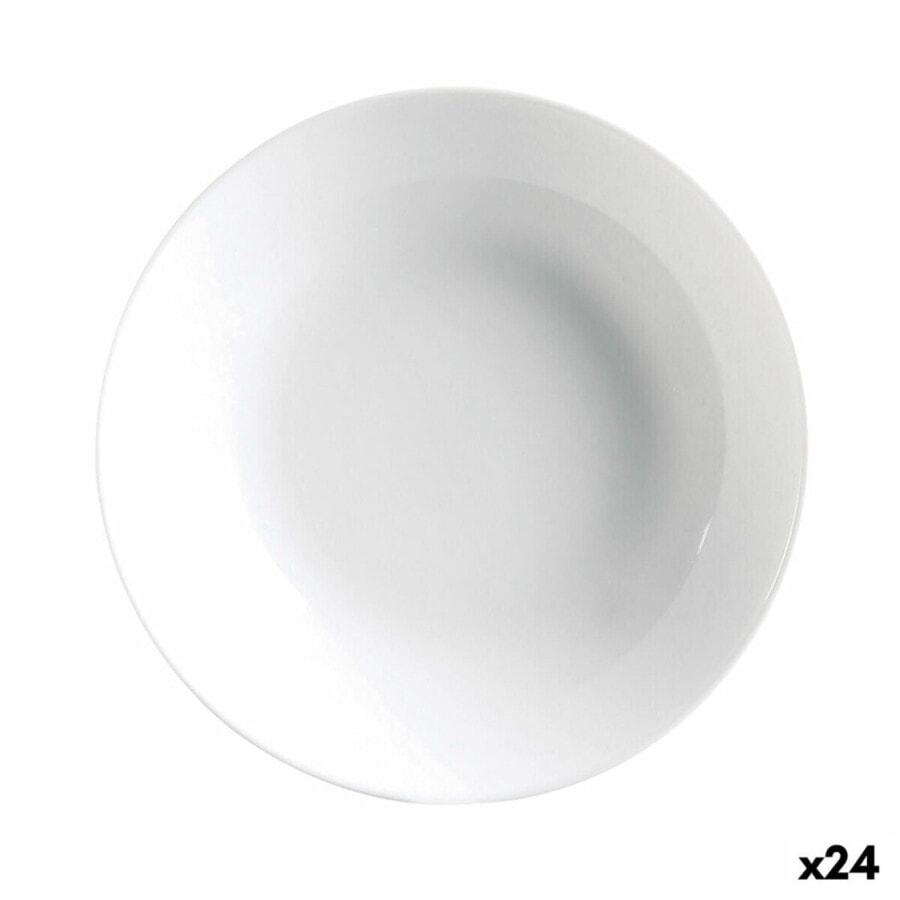 

Глубокое блюдо Luminarc Diwali 20 см Белое стекло (24 штуки)