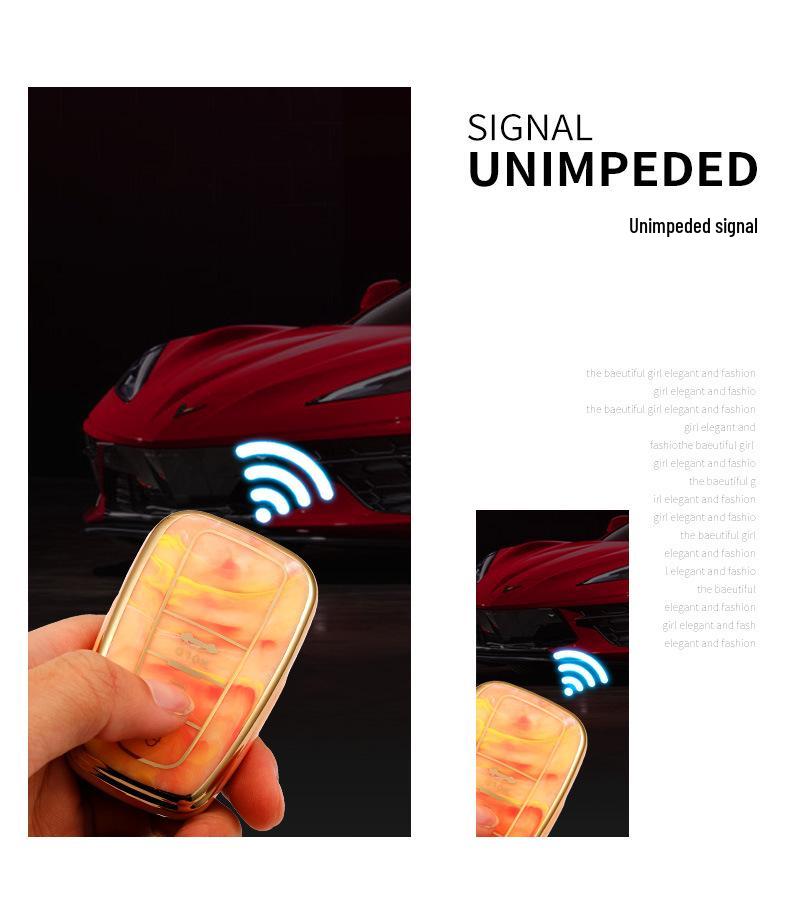 Chinese Style Key Case for Toyota Camry, Prado, Avalon, and Yize - Full Coverage Protective Cover