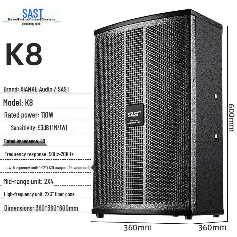 SAST 12-inch Conference Speaker System (CN version)