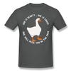 She Is Beauty She Is Grace Goose Lady Funny Tshirt Cotton T Shirt Hombre Untitled Goose Games Men Fashion Streetwear TShirt
