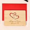 User Friendly Engraved Wedding Anniversary Card Birthday Gift Wood Accessories Decoration Piece Celebration Card