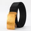 Men'S Alloy Automatic Buckle Belt Outdoor Tactical Belt Casual Pants Belt