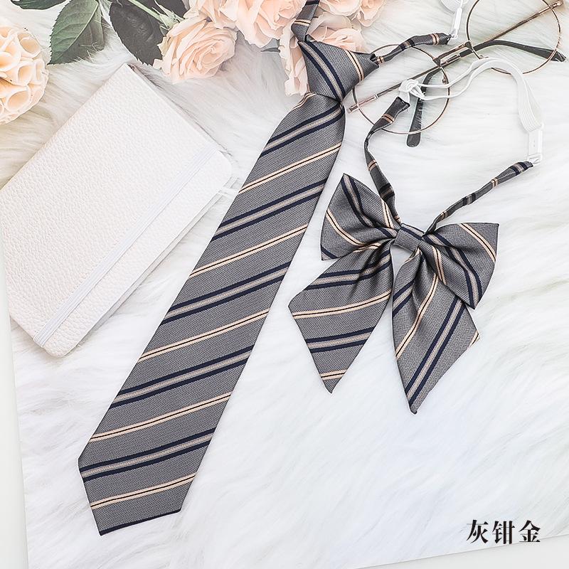 Jk Small Tie Necktie Girl Student Summer Bow Tie Japanese Dk College Style Graduation Free Shirt Couple Decoration