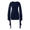 Halloween Dress Up Ladies Dress Halloween Women's Fall V Neck Color Sexy Slim Sleeve Dress