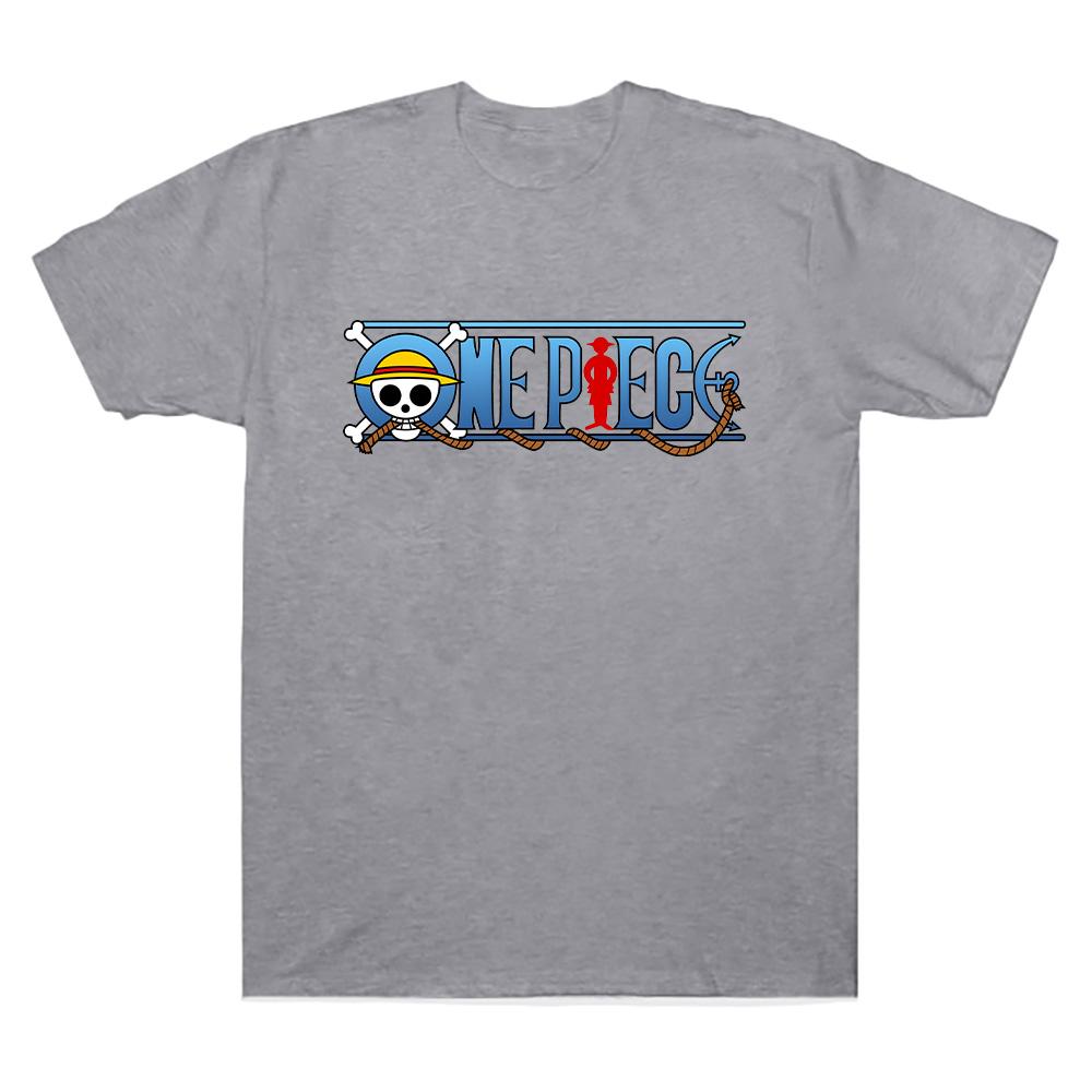 2025 New Cotton Clothing Anime One Piece Logo T-shirts for Women Men Summer Short Sleeve Tops Oversized Breathable Casual Tees