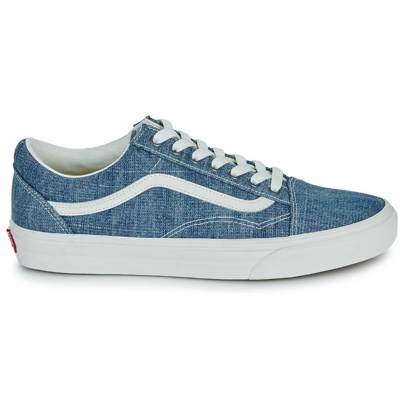 Vans Old Skool Retro Versatile Low Top Kids Skate Shoes Kids Sneakers Blue White VN000CR5Y6Z1