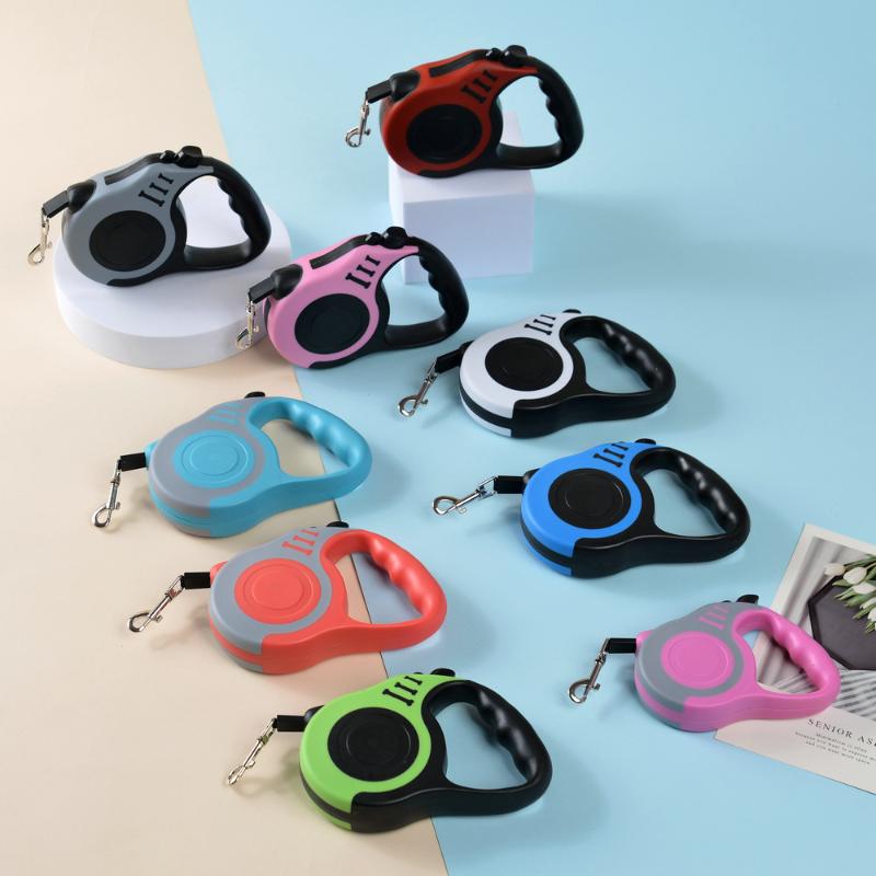 Dog Leash For Small Dogs Cat Automatic Retractable Durable Nylon Lead Puppy Outdoor Travel Walking Hiking Traction Rope