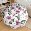 1PC Floral Pattern Umbrella-8-Rib Reinforced Portable Folding Travel Suitable for All Seasons Outdoor Daily Use Is an Ideal Choice -F346