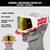 New Motorcycle Off-Road Goggles Outdoor Sports Color-Changing Riding Full Face Protective Ski Safety Glasses Motocross Goggles