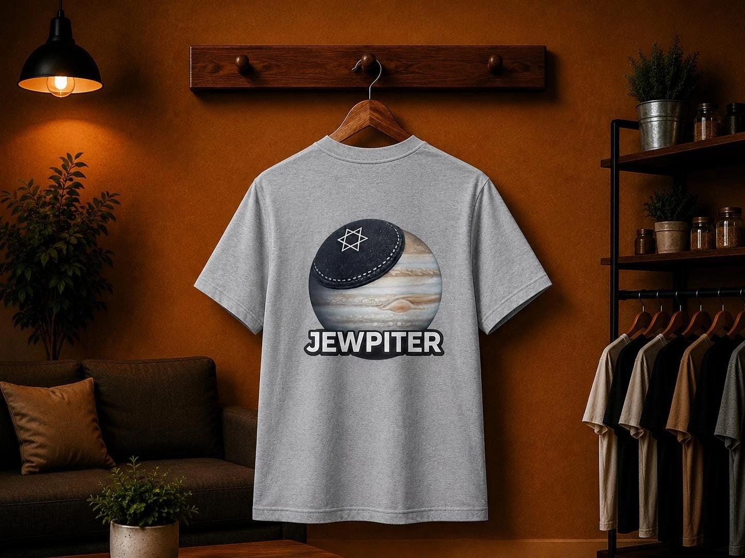 Jupiter Parody T-shirt | Funny Graphic T-Shirt | Joke Tee M