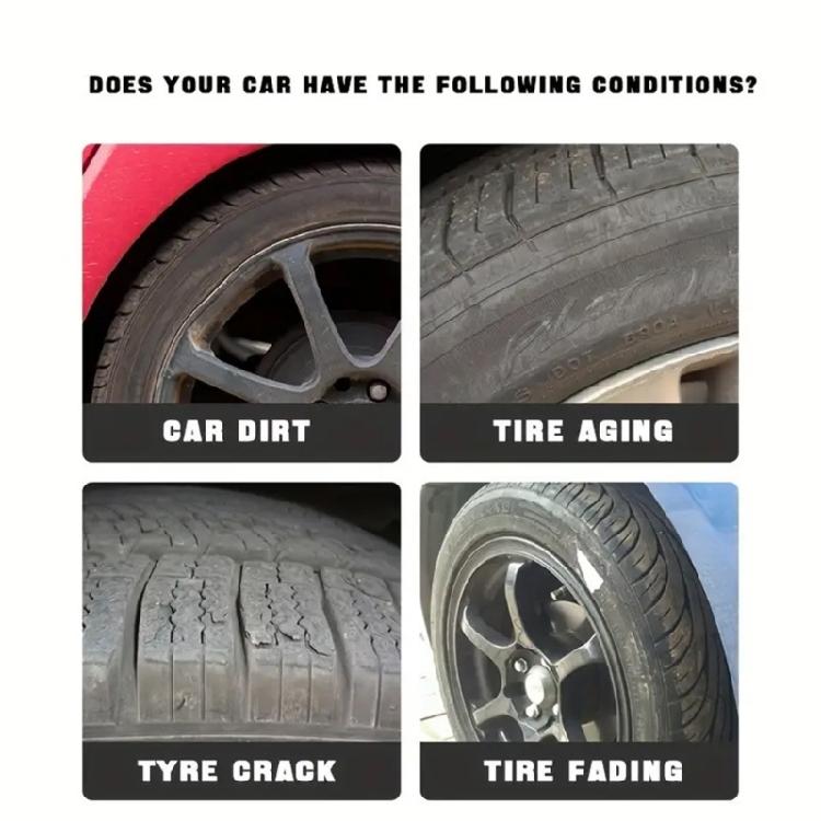 All Weather Auto Tire Protectant Forms Gloss Enhancer Protective Layer On Plastic Surfaces Against Sunlight And Debris
