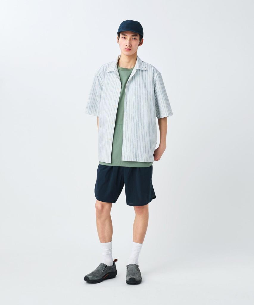 Patterned Shirt Take Tops Shirt Long Sleeve LIGHT GREY M [Snow Peak] SH-26SU010 Men's Women's