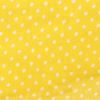 Yellow with White Polka Dots Cotton Fabric Coupon 55 Cm