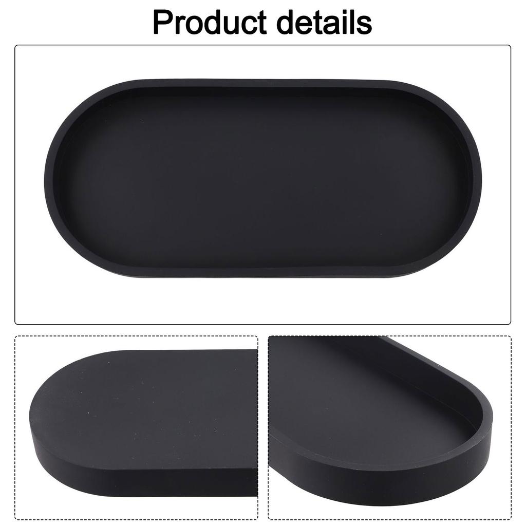 Countertop Organizer Silicone Bathroom Tray Soap Dispenser