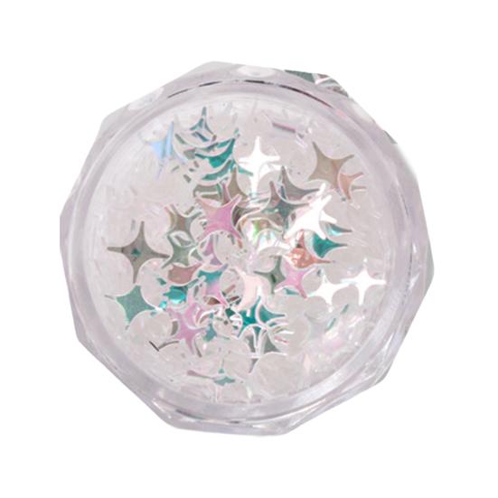 1 Box Nail Ornament Multipurpose Decorative Sufficient Quantity Stylish Butterfly Love Heart Sequins Manicure Design for Salon