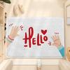 Cartoon American Hello Silk Floor Mat Entry Door Dirty Entrance Door Mat Dust Carpet Door Mat