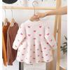 Autumn Winter Girls Baby Snow Keep Warm Knitted Sweater Mini Dress