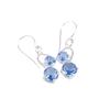 Tanzanite Gemstone 925 Sterling Silver Jewelry Zircon Earrings Thanksgiving Gift CZE-3-5