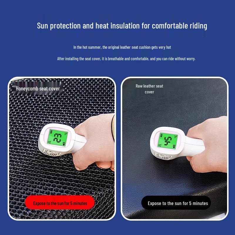 All-Season Waterproof Mesh Motorcycle Seat Cushion & Sunscreen Cover