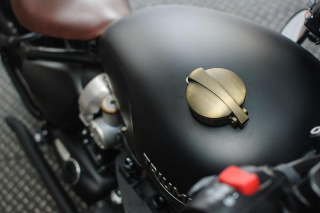 Motone Korek Wlewu Paliwa Monza Vintage Mosiądz T100/T120 SpeedTwin900 Scrambler900 MNZ008