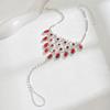 Rhinestone Bridal Anklet: Elegant Beach Footwear for Fashionable Holidays
