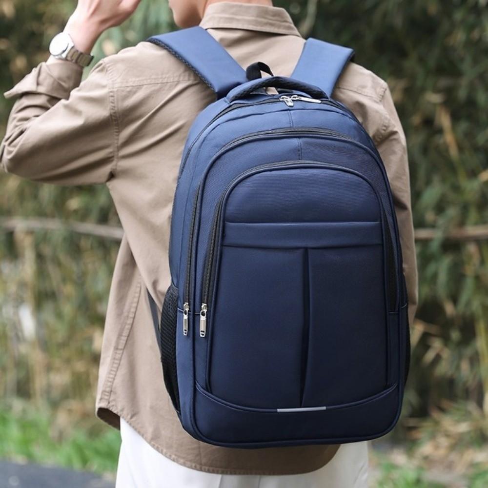 Large Capacity Student School Bags Solid Color Men Laptop Backpack Men Business Backpack  Sports