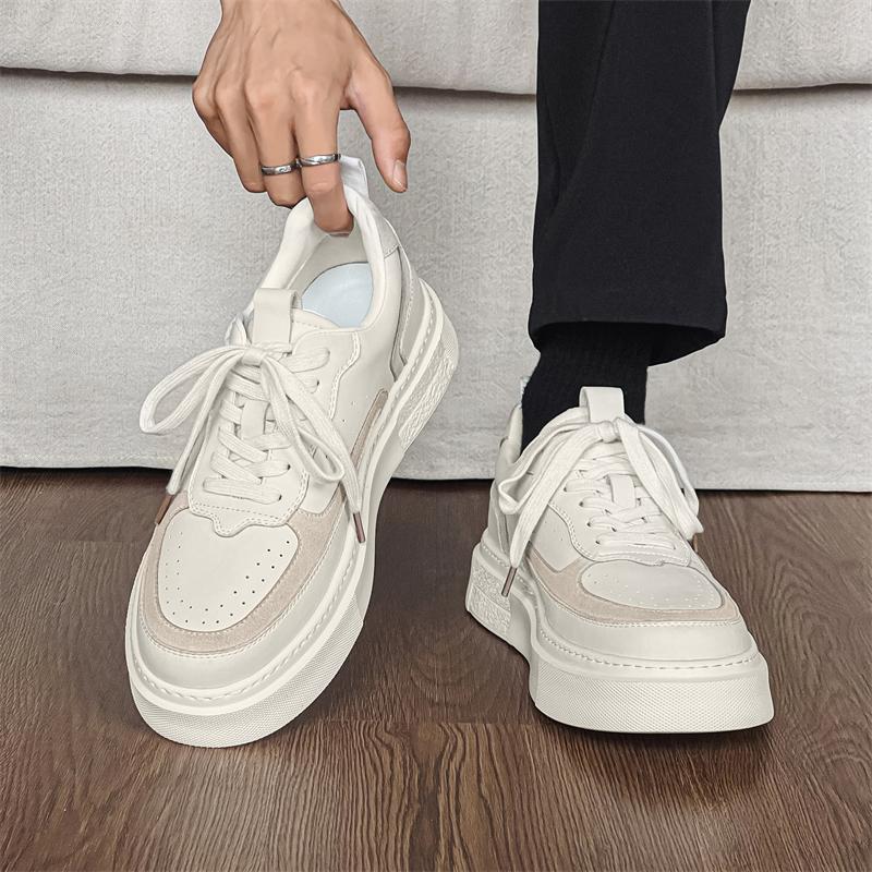 Модные повседневные мужские туфли из натуральной кожи для серфинга — фото 6