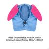 Cute Dog Costume Hat Party Cap Dress up Winter Warm Head Wrap Small Pet Headwear for Photo Props