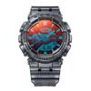 Casio Unisex Liquid Crystal/Analog Dual Display Series 51mm Blue Watch GA-110TL-7APR-