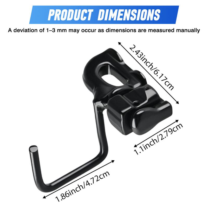 6Pcs L-Track Stud Fitting with U-Hook Carbon Steel Tie Down Anchors For L-Track Rails Trucks Trailers Cargo Management 6PK