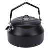 Camping Kettle 1L 304 Stainless Steel Lightweight Portable Stovetop Tea Pot for Open Fire Boiling Water Outdoor Hiking