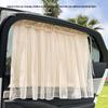 Car Sun Protection Curtains - Suction Cup Side & Rear Window Sunshades, Auto Sunshade Curtains