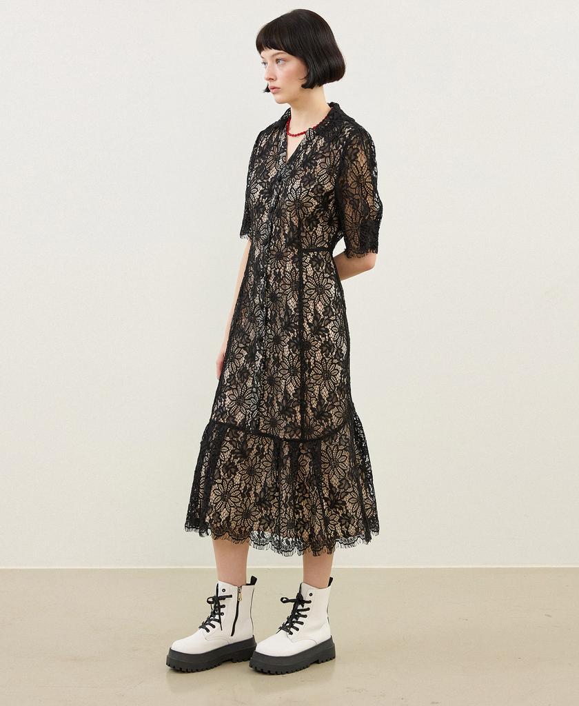 LAFELSORTOF Lace Long Dress