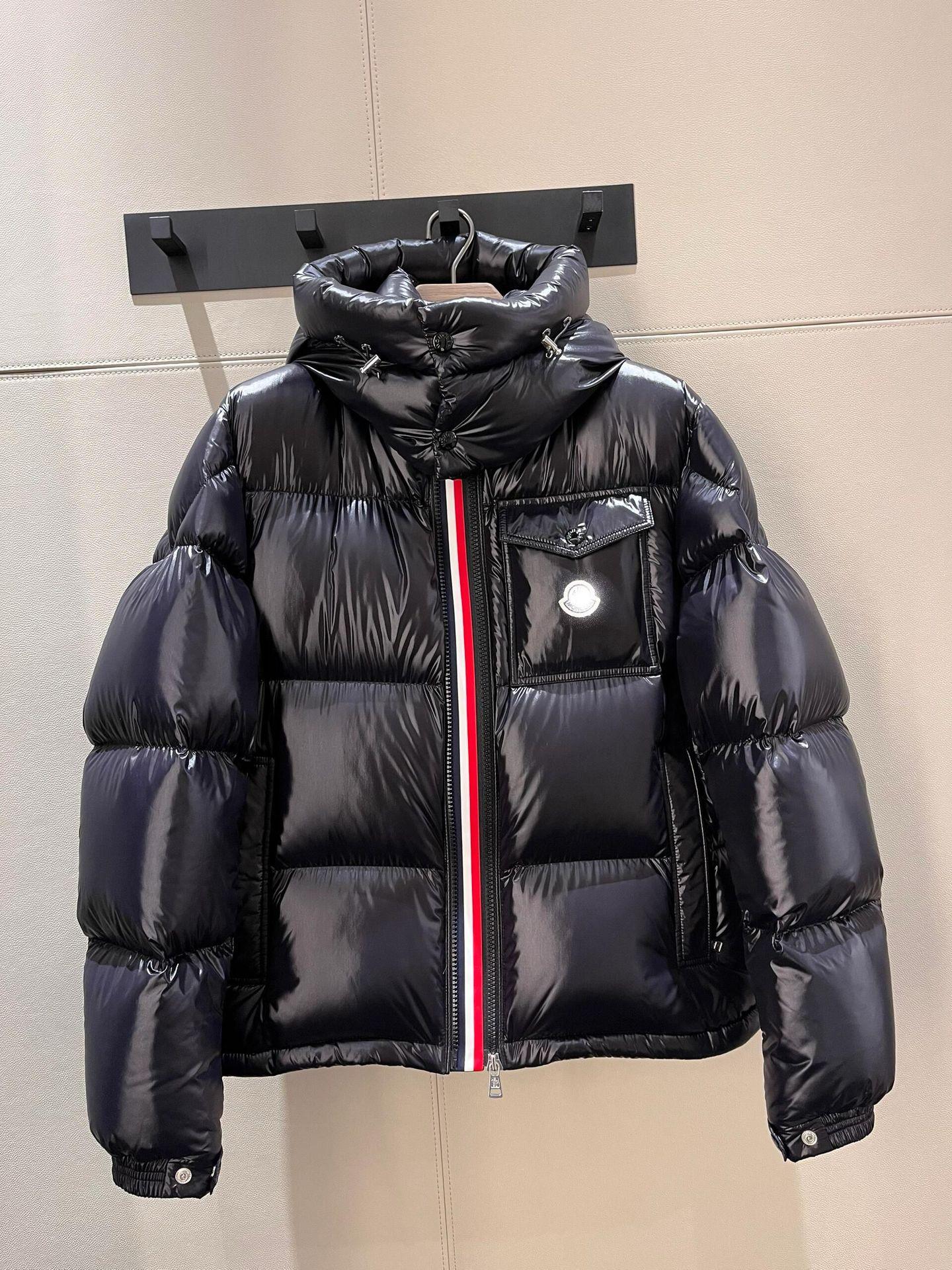 

Унісекс пуховик Mengjia Maya з кольоровими смугами - Вітрозахисний, морозостійкий, модний зимовий верхній одяг 4#: For 154-174 lbs чорний