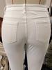 Women's High Stretch Black and White Skinny Denim Jeans - Plus Size